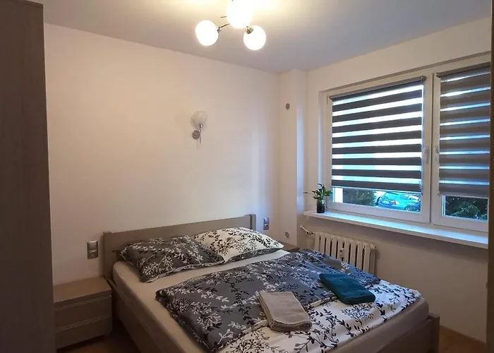 Apartament Juki, Obok Katowice Wynajem Na Doby, Krotkoterminowy, 2 Pokoje Balkon, 50M2,- Po Kapitalnym Remoncie 2-Ga Sypialnia Jest Czescia Salonu Blisko Centrum Leczenia Oparzen 2,5 Km